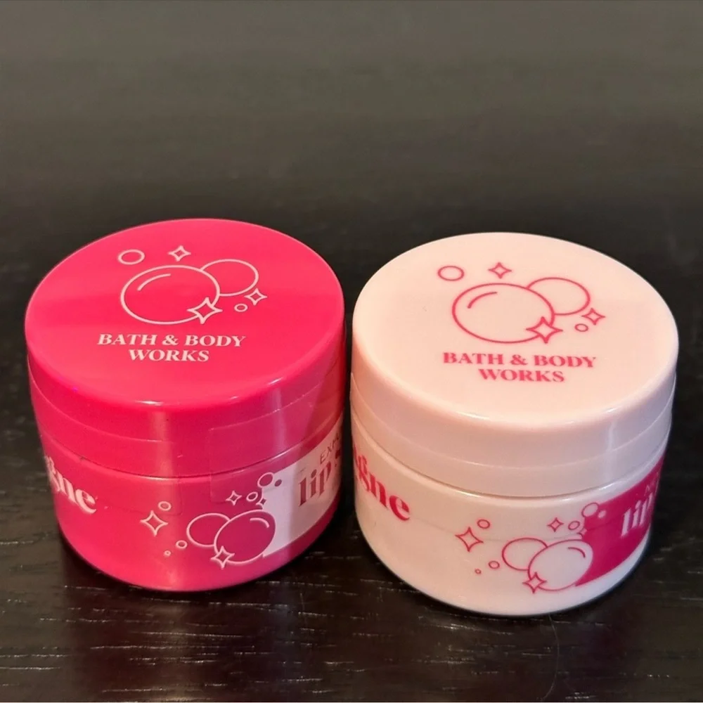 Bath & Body Works Champagne Toast Lip Scrub & Lip Mask Set – New